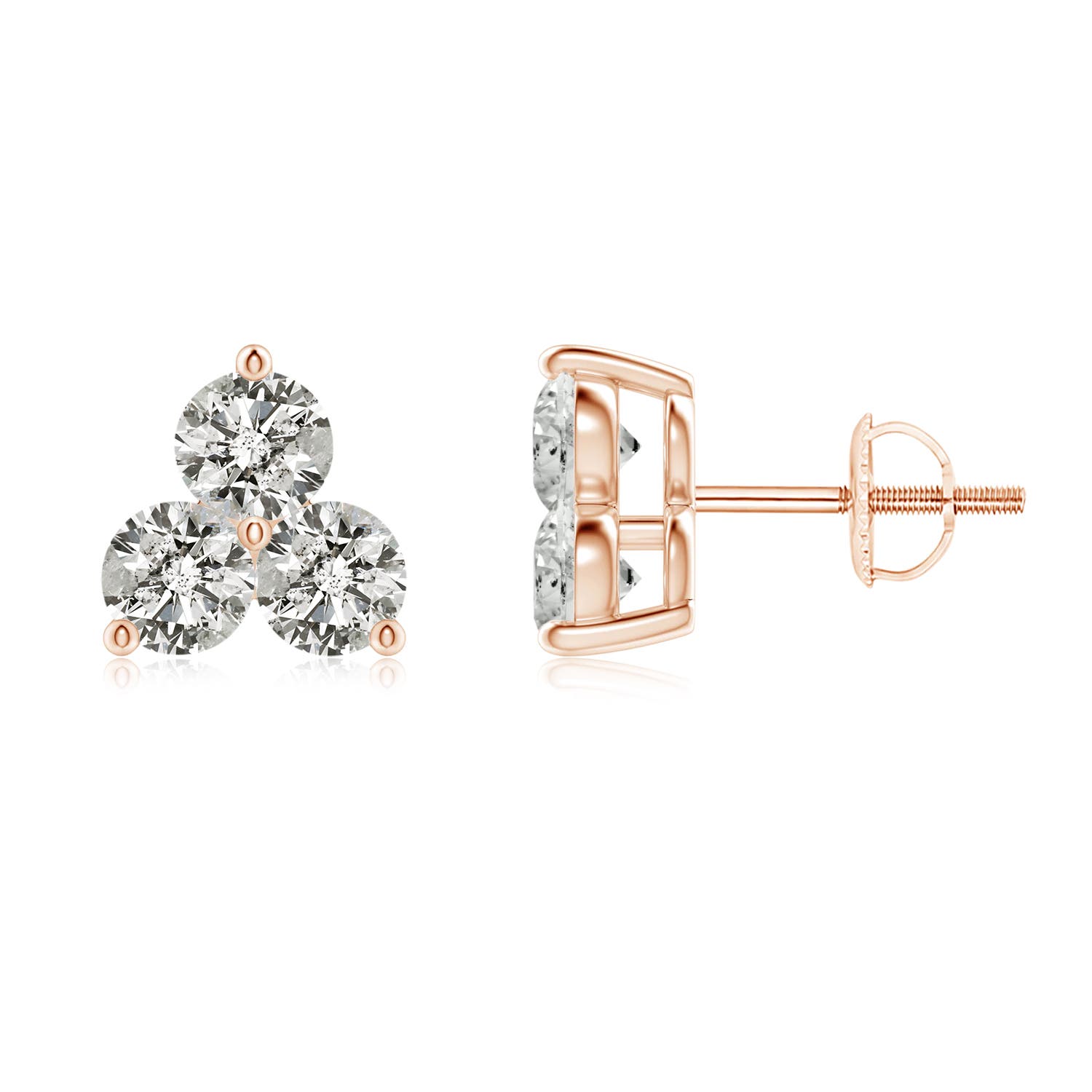 K, I3 / 0.75 CT / 14 KT Rose Gold