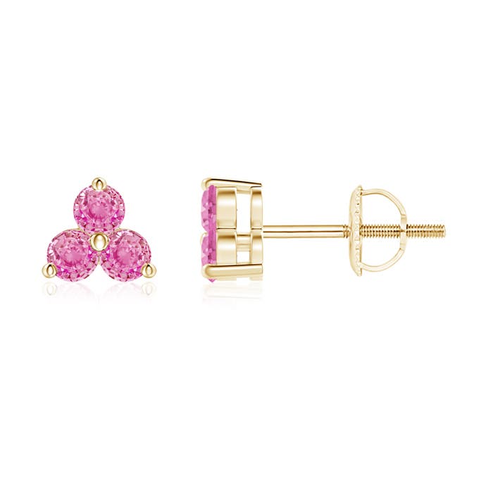 AA - Pink Sapphire / 0.51 CT / 14 KT Yellow Gold