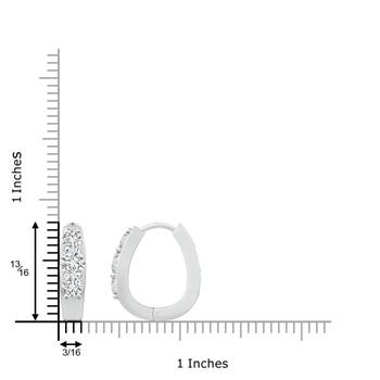 H, SI2 / 2.1 CT / 14 KT White Gold