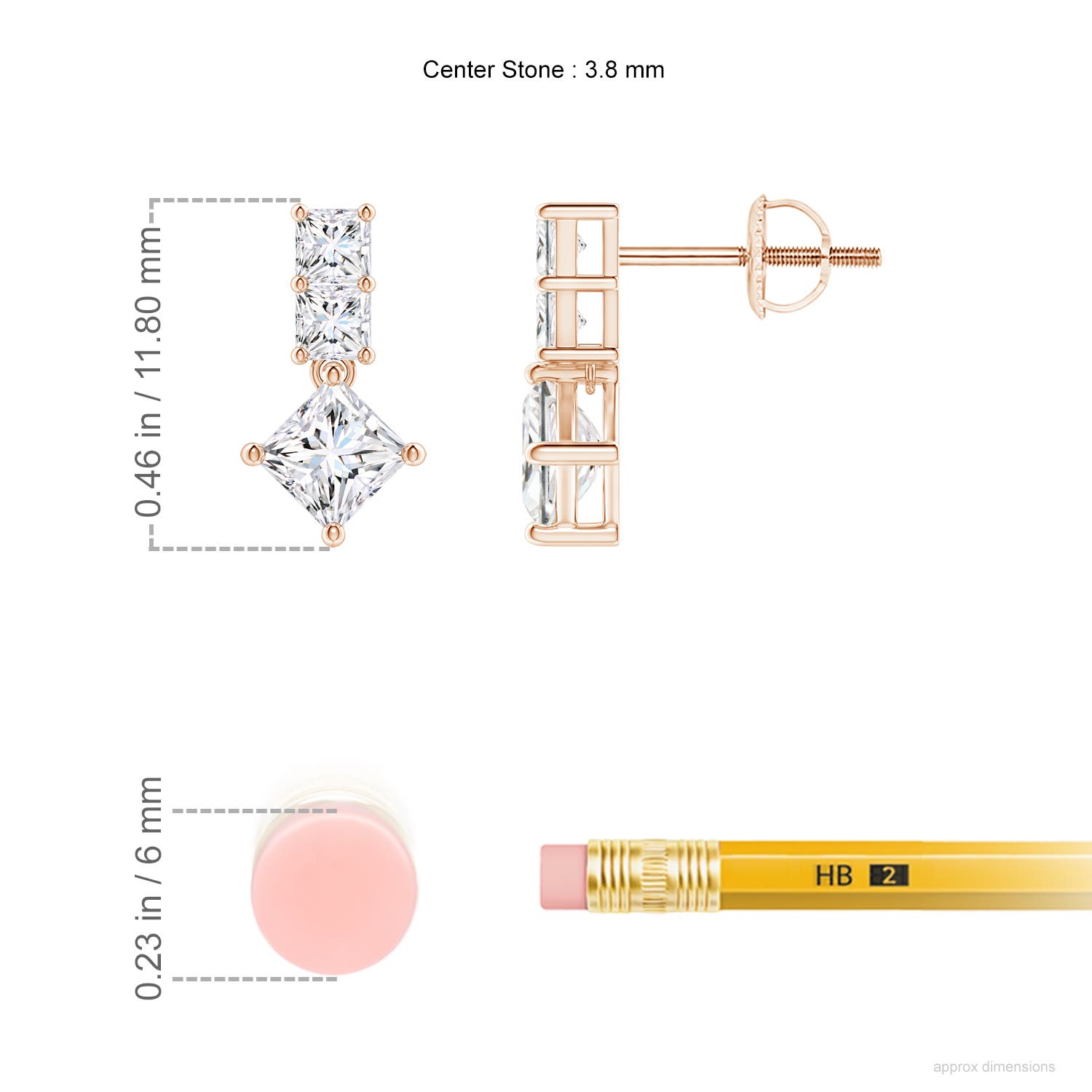 G, VS2 / 1 CT / 14 KT Rose Gold