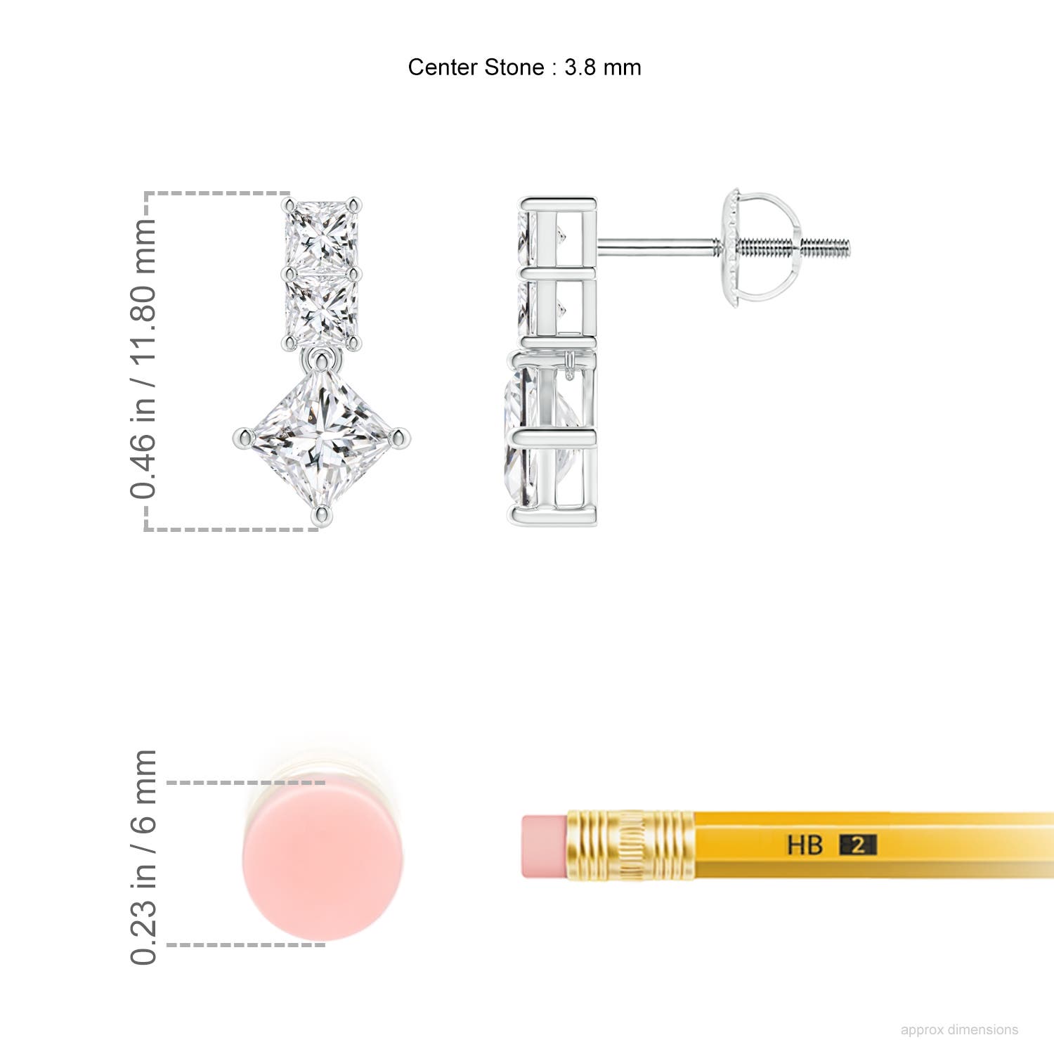 H, SI2 / 1 CT / 14 KT White Gold