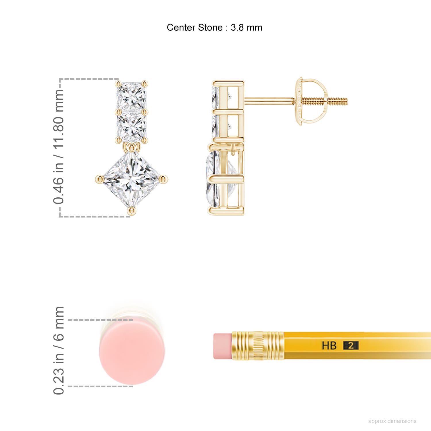 H, SI2 / 1 CT / 14 KT Yellow Gold