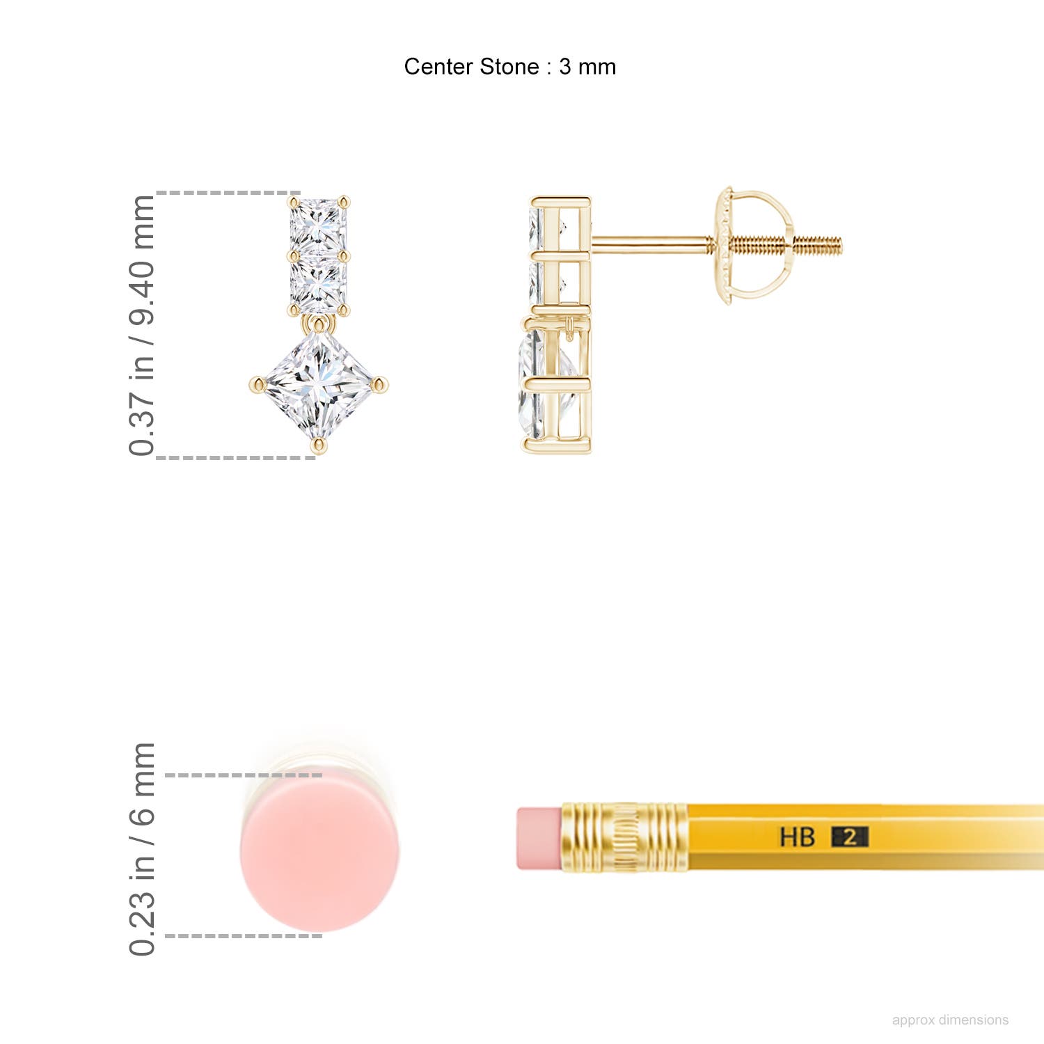 G, VS2 / 0.5 CT / 14 KT Yellow Gold