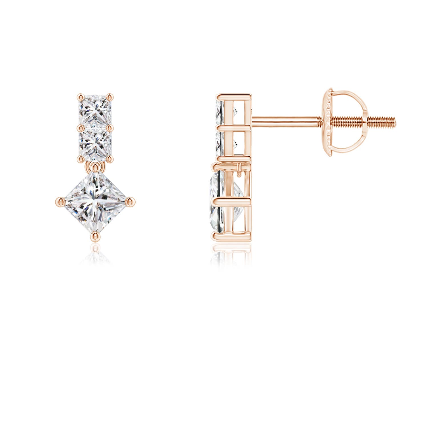 I-J, I1-I2 / 0.5 CT / 14 KT Rose Gold