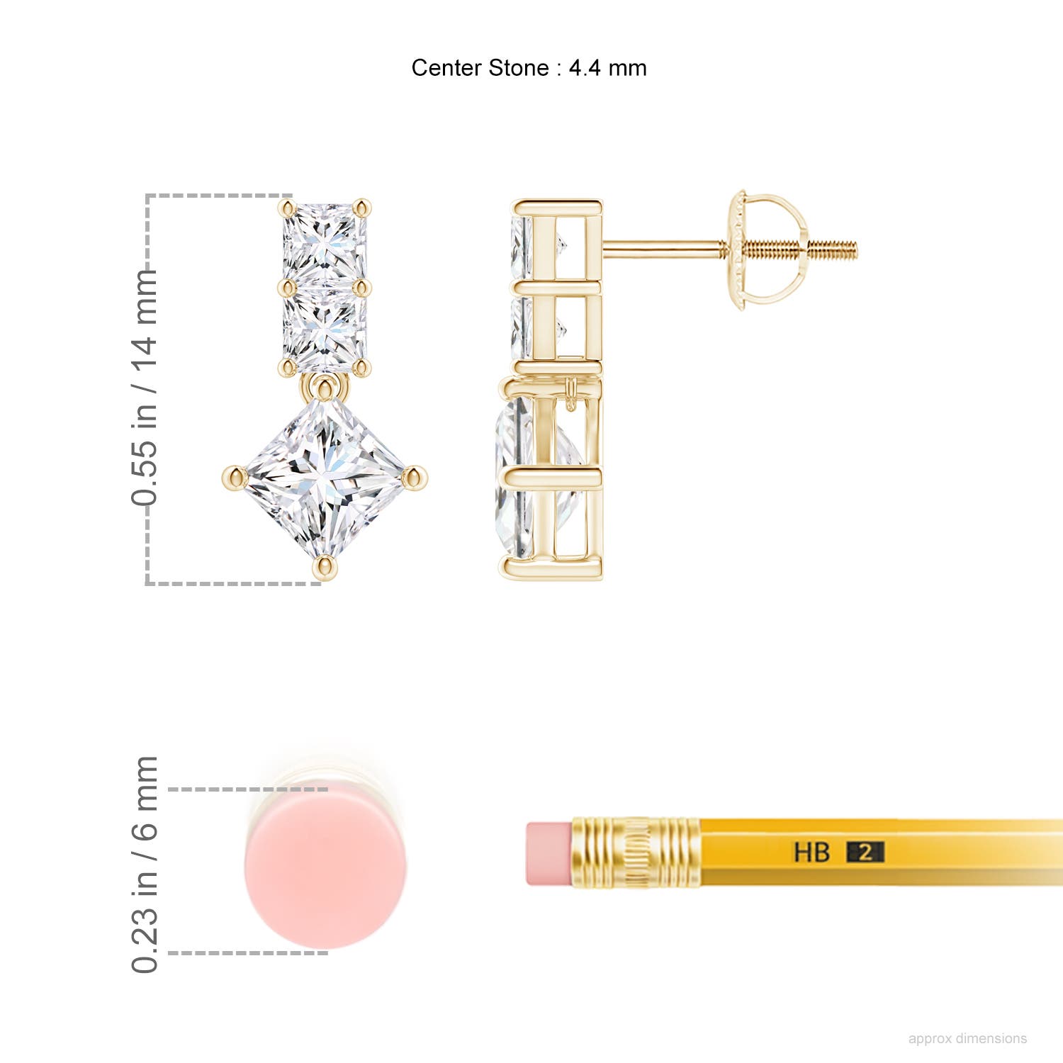 G, VS2 / 1.52 CT / 14 KT Yellow Gold