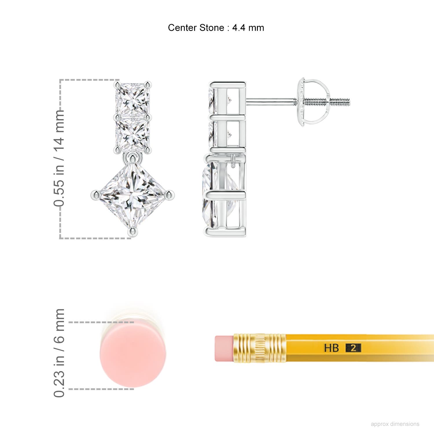 H, SI2 / 1.52 CT / 14 KT White Gold