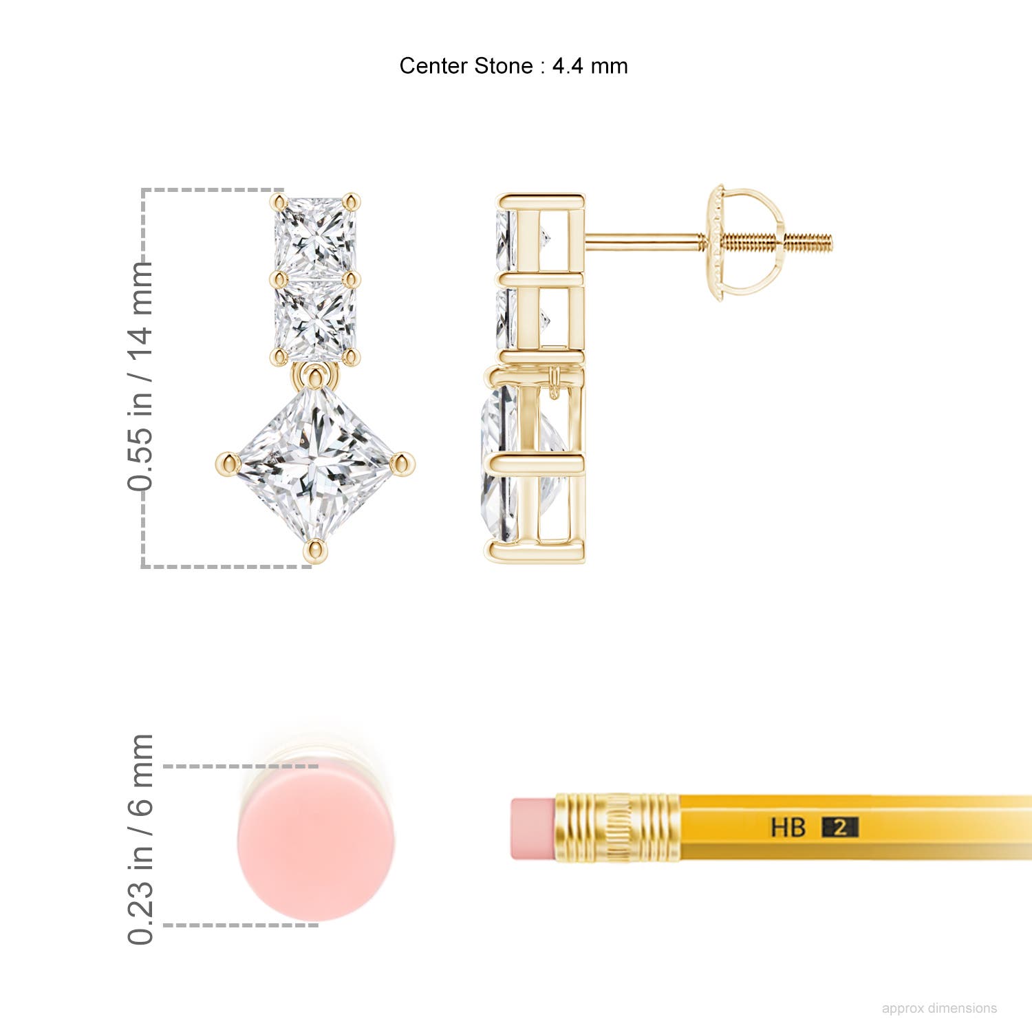 H, SI2 / 1.52 CT / 14 KT Yellow Gold