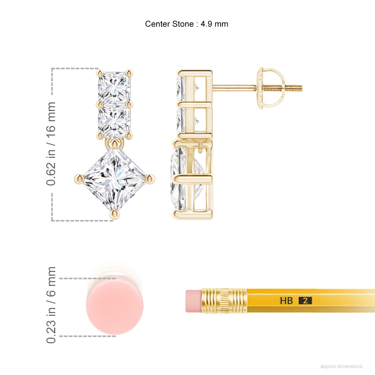 G, VS2 / 2.02 CT / 14 KT Yellow Gold