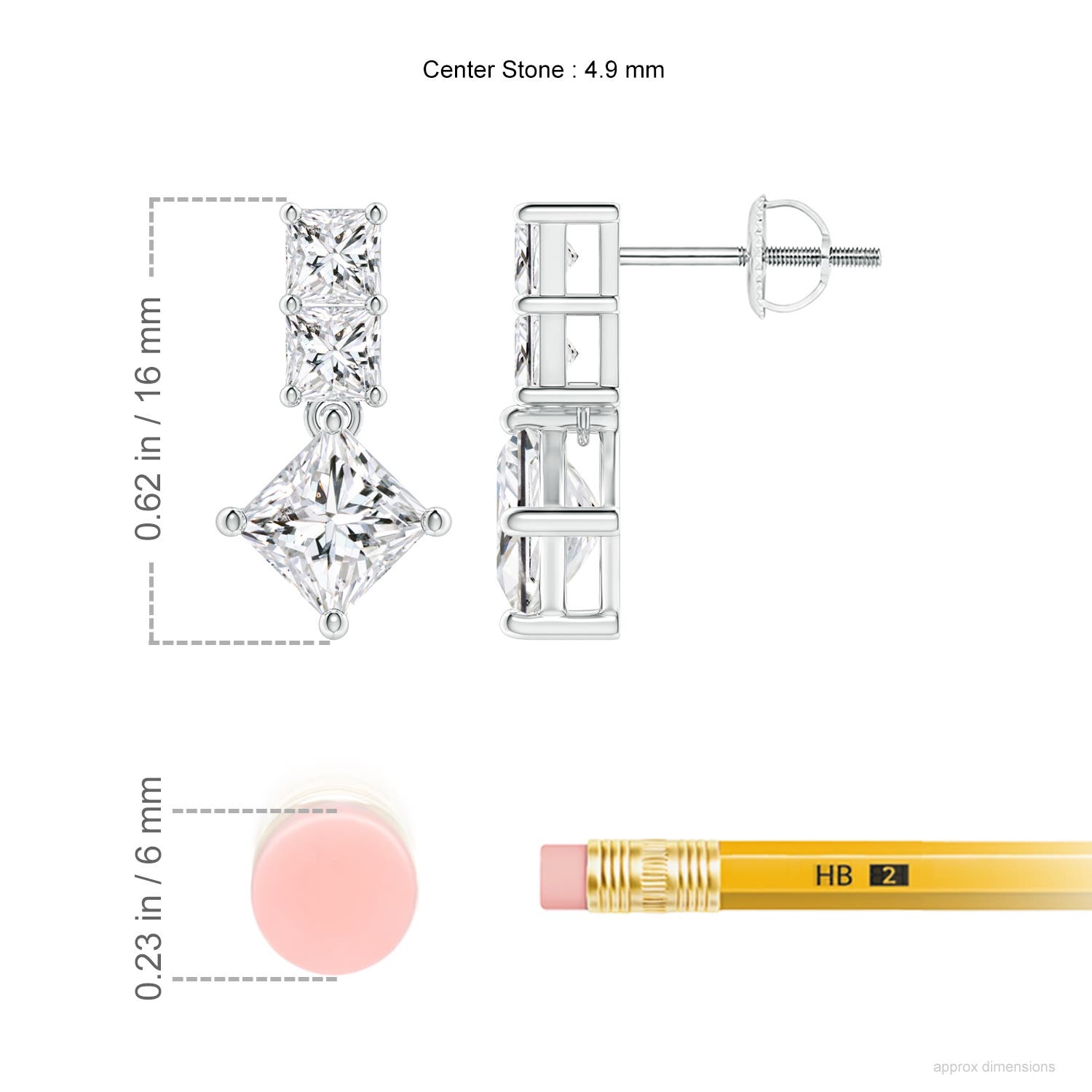 H, SI2 / 2.02 CT / 14 KT White Gold