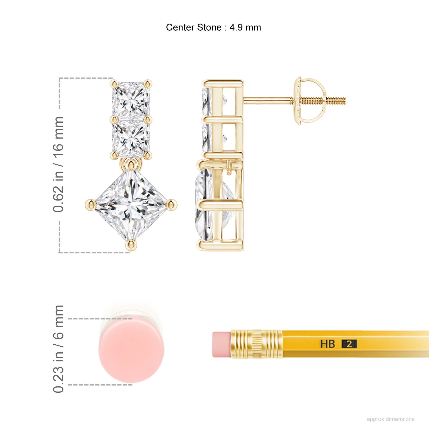 H, SI2 / 2.02 CT / 14 KT Yellow Gold