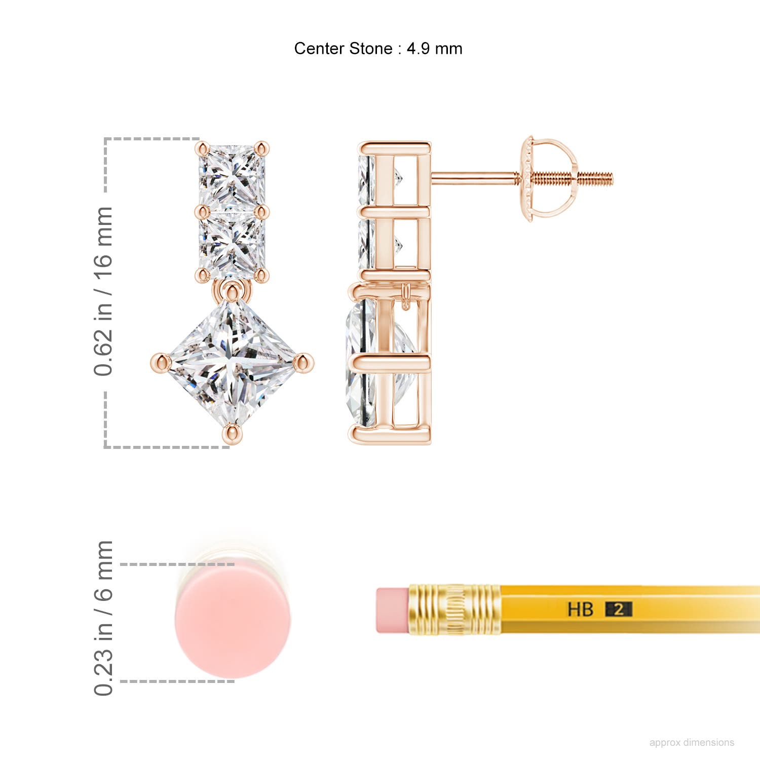 I-J, I1-I2 / 2.02 CT / 14 KT Rose Gold