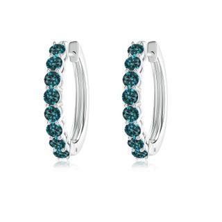 Round AA Enhanced Blue Diamond