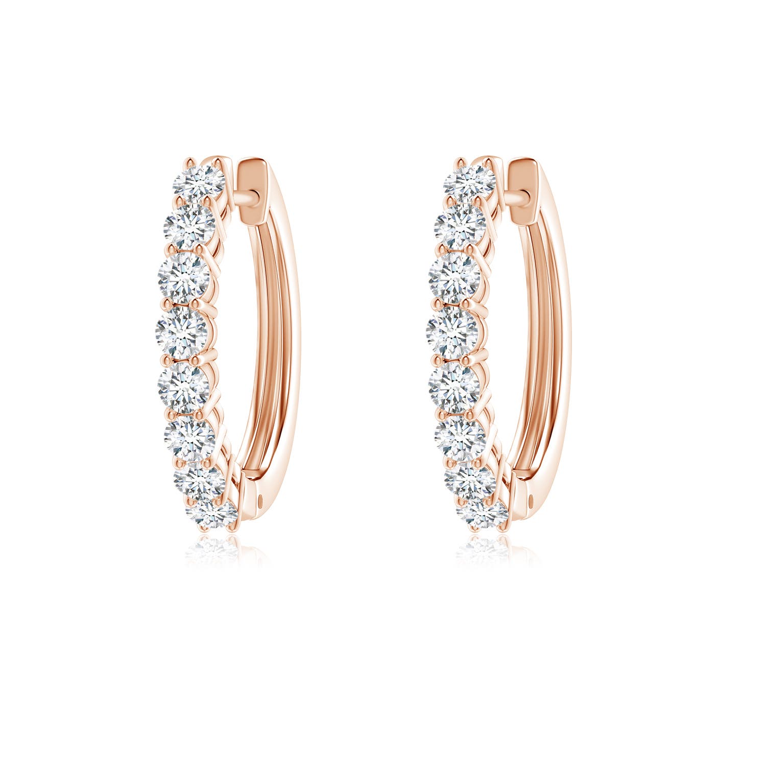 F-G, VS / 0.83 CT / 14 KT Rose Gold