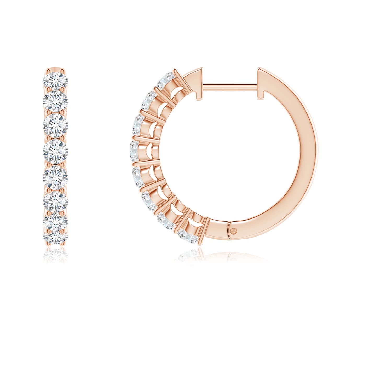 F-G, VS / 0.83 CT / 14 KT Rose Gold