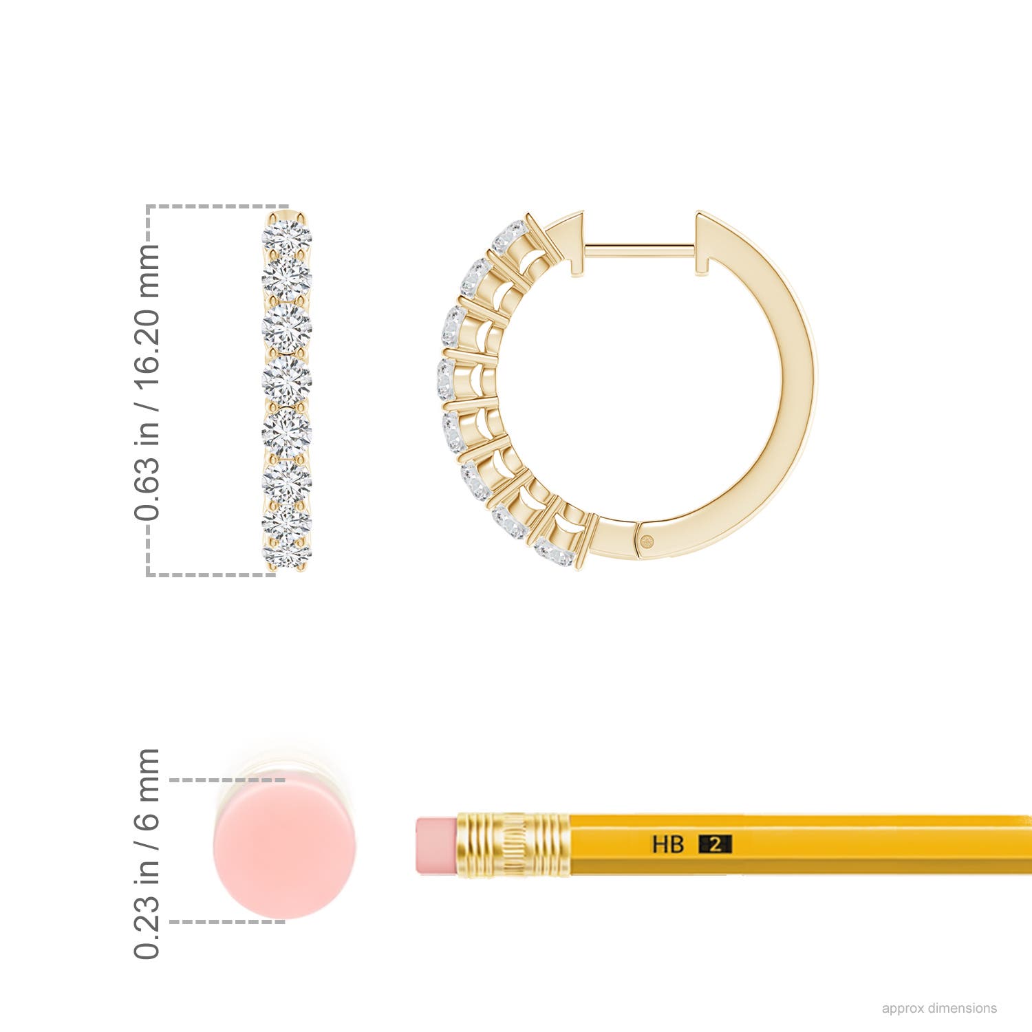 H, SI2 / 0.83 CT / 14 KT Yellow Gold