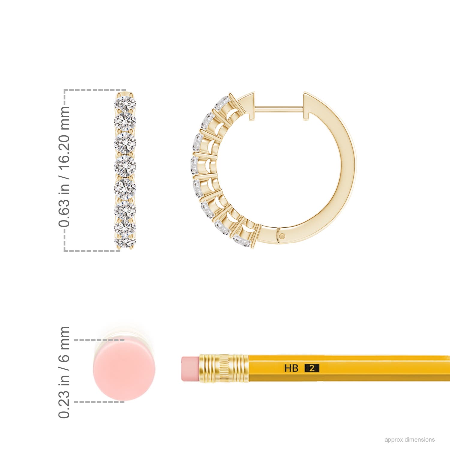 I-J, I1-I2 / 0.83 CT / 14 KT Yellow Gold