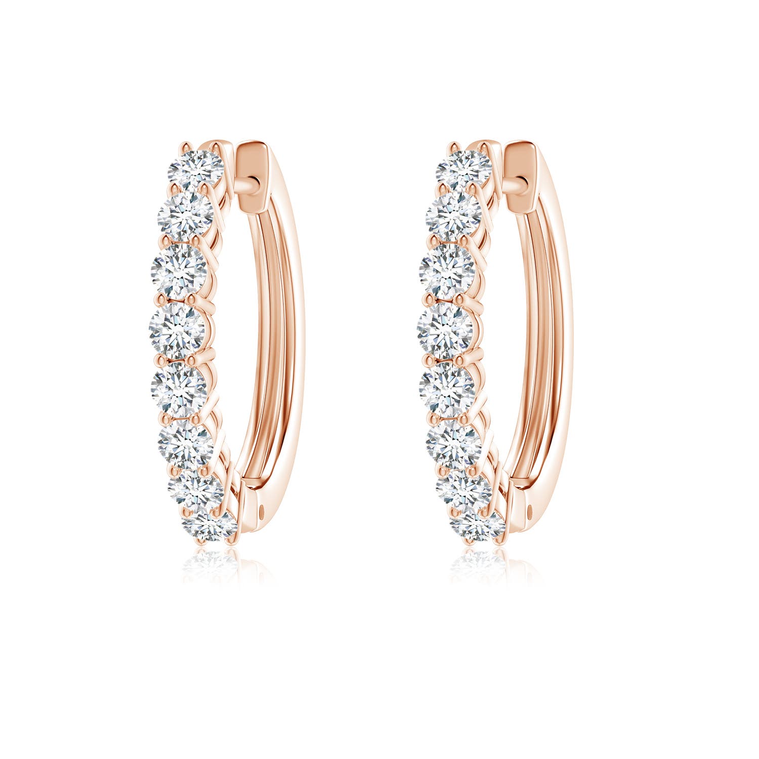 F-G, VS / 1.1 CT / 14 KT Rose Gold