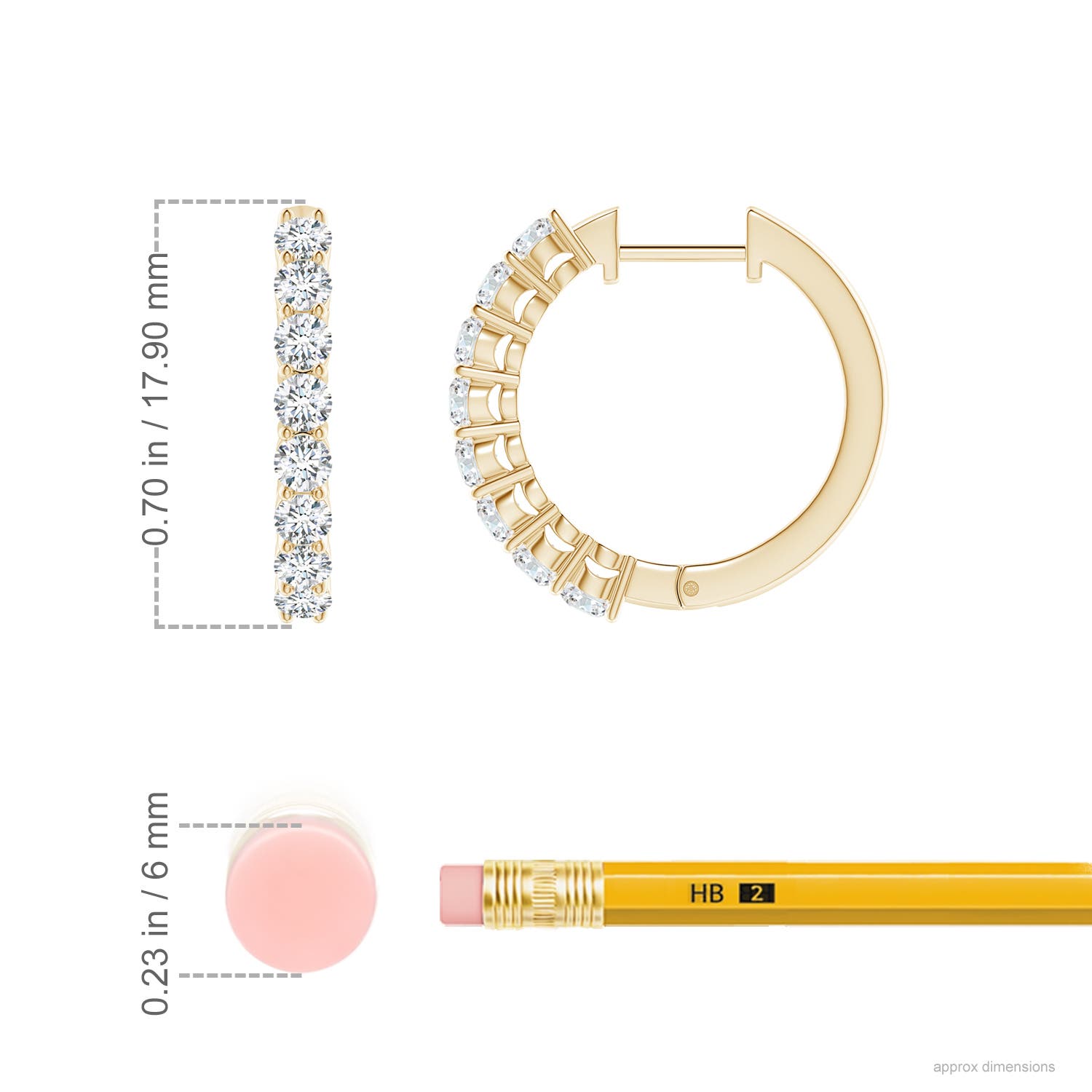 F-G, VS / 1.1 CT / 14 KT Yellow Gold