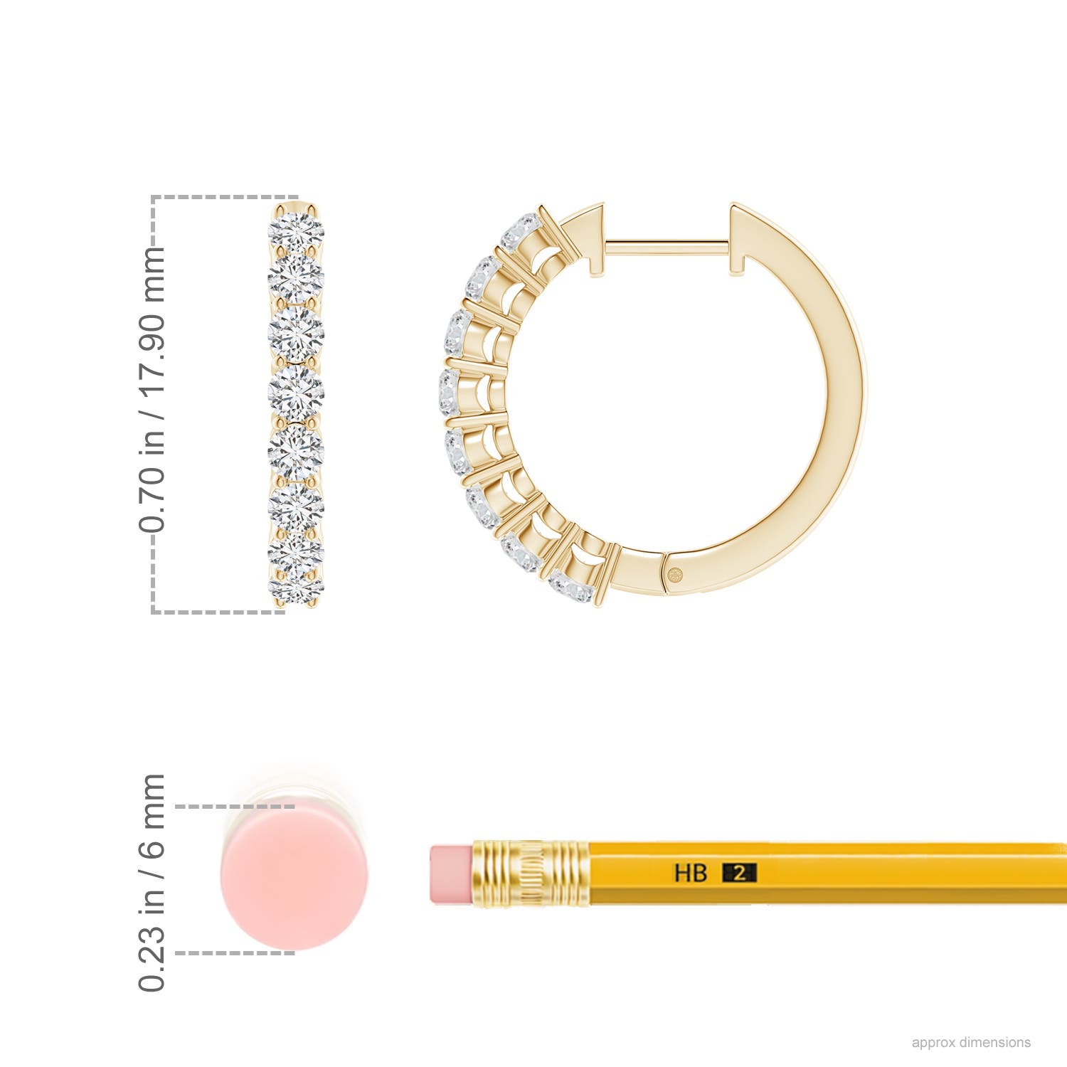 H, SI2 / 1.1 CT / 14 KT Yellow Gold