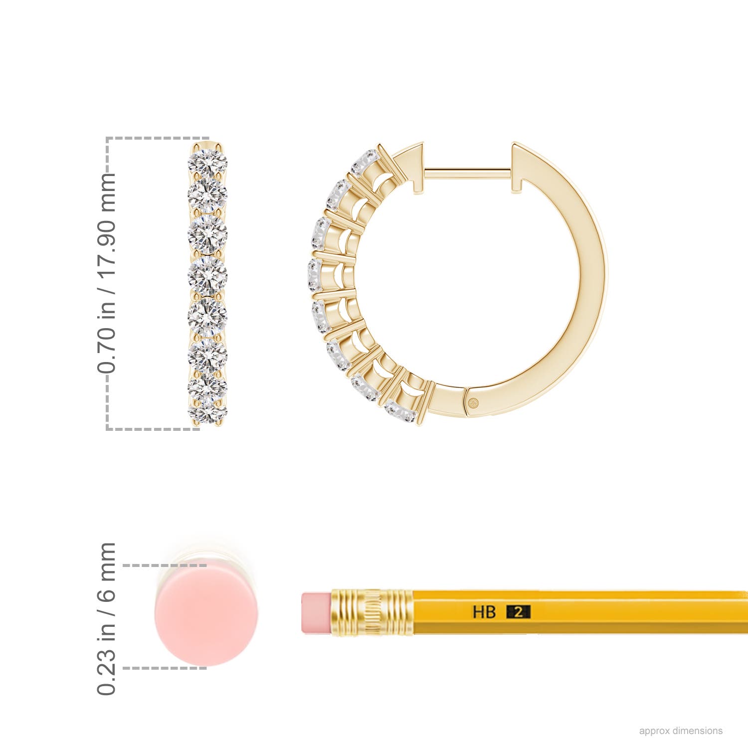 I-J, I1-I2 / 1.1 CT / 14 KT Yellow Gold