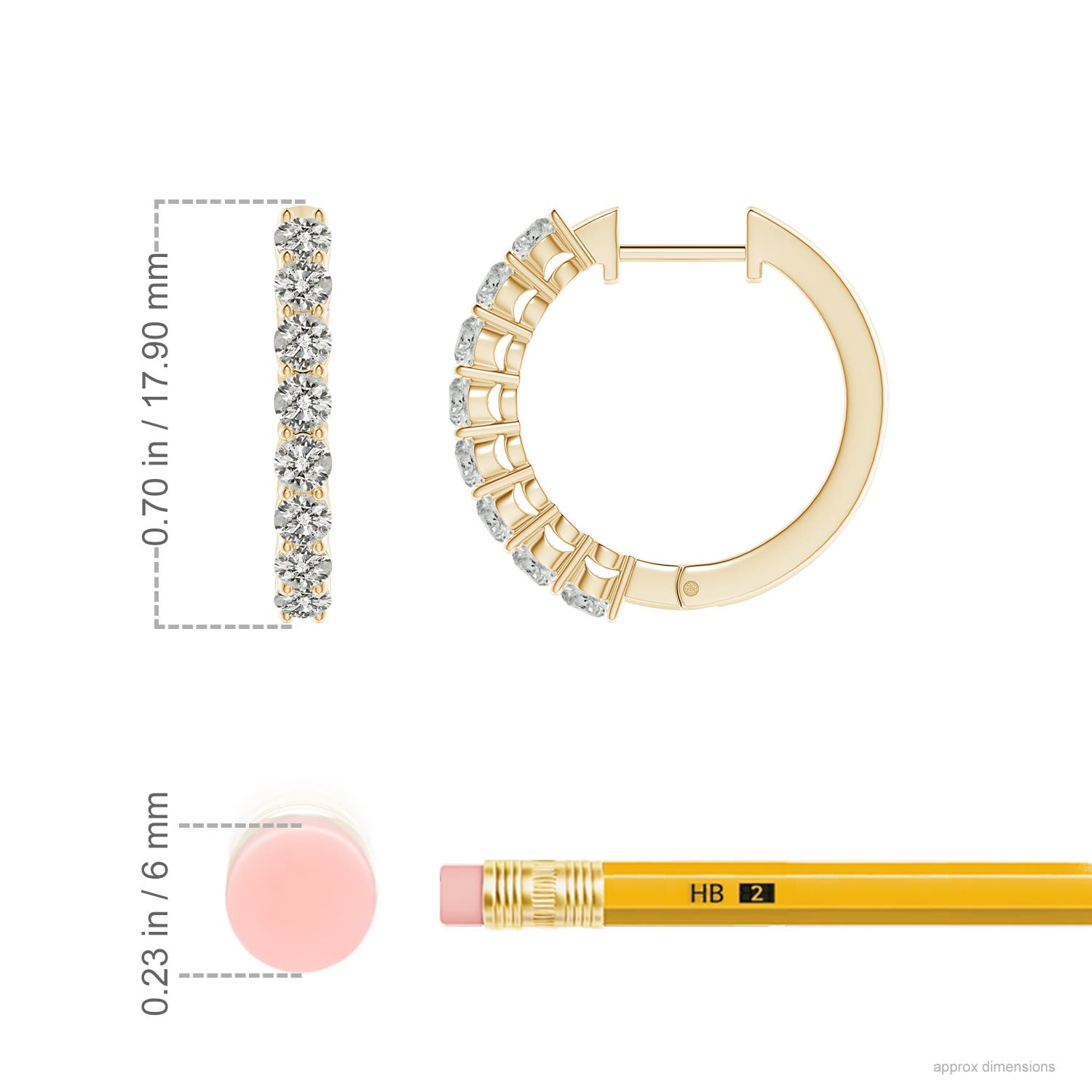 K, I3 / 1.1 CT / 14 KT Yellow Gold