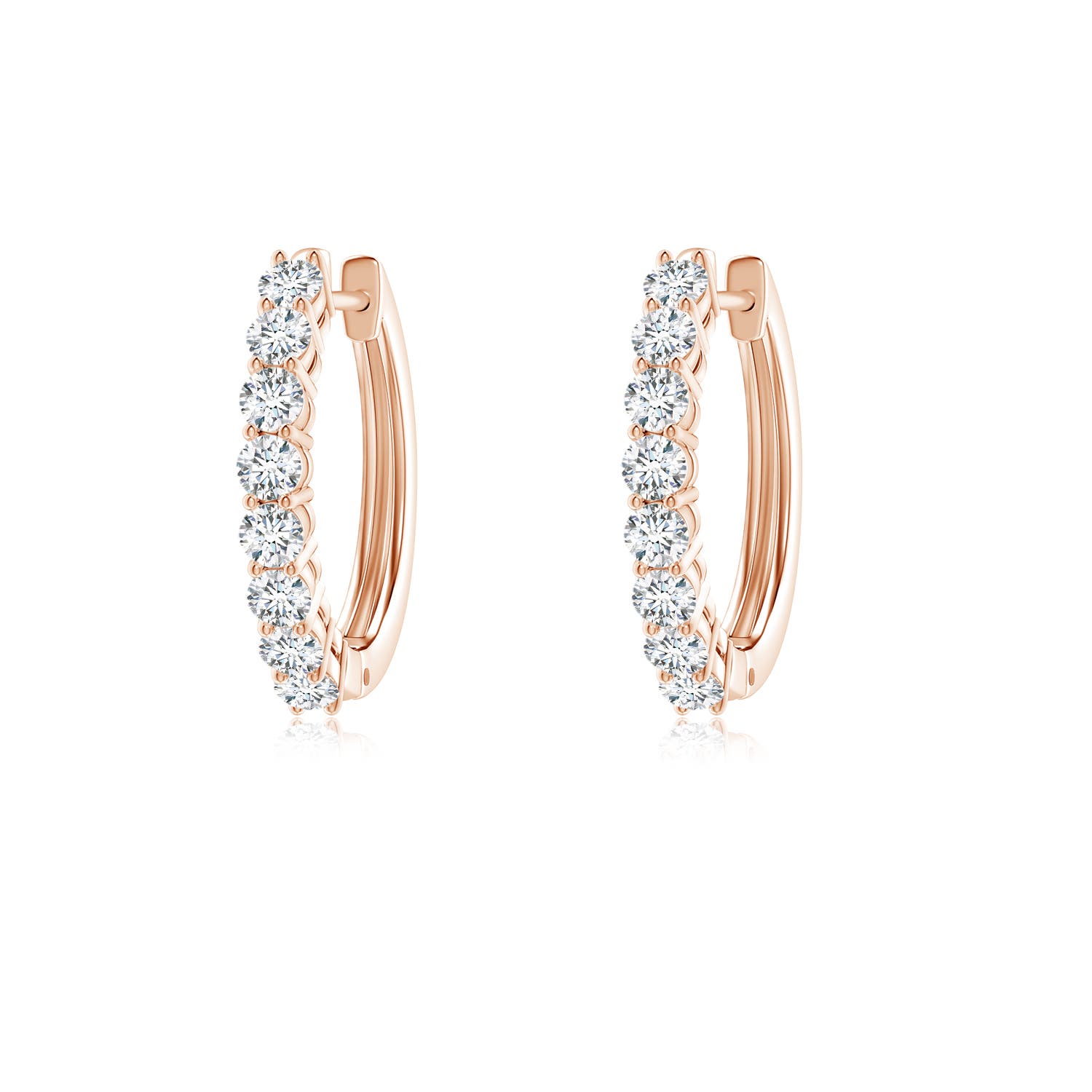 F-G, VS / 0.56 CT / 14 KT Rose Gold