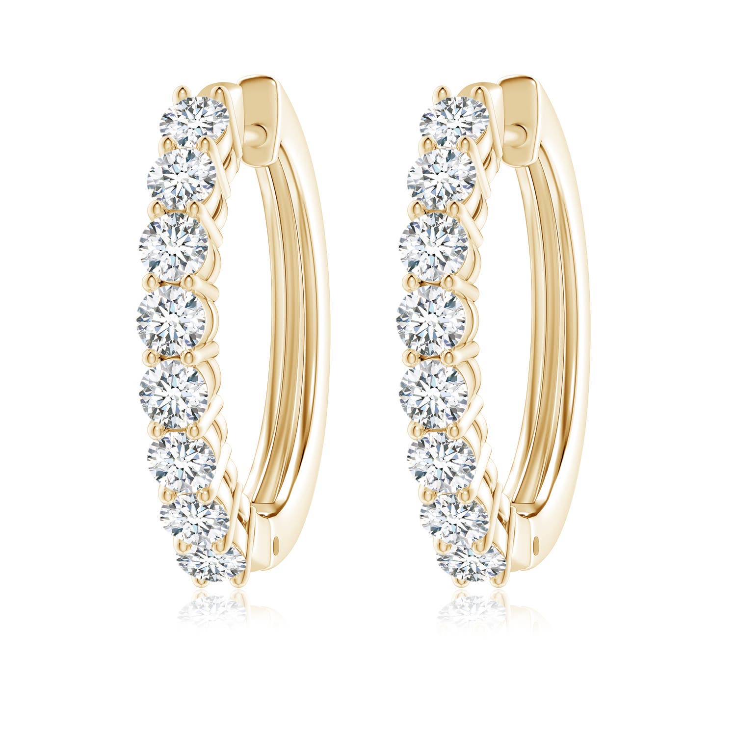 F-G, VS / 2 CT / 14 KT Yellow Gold