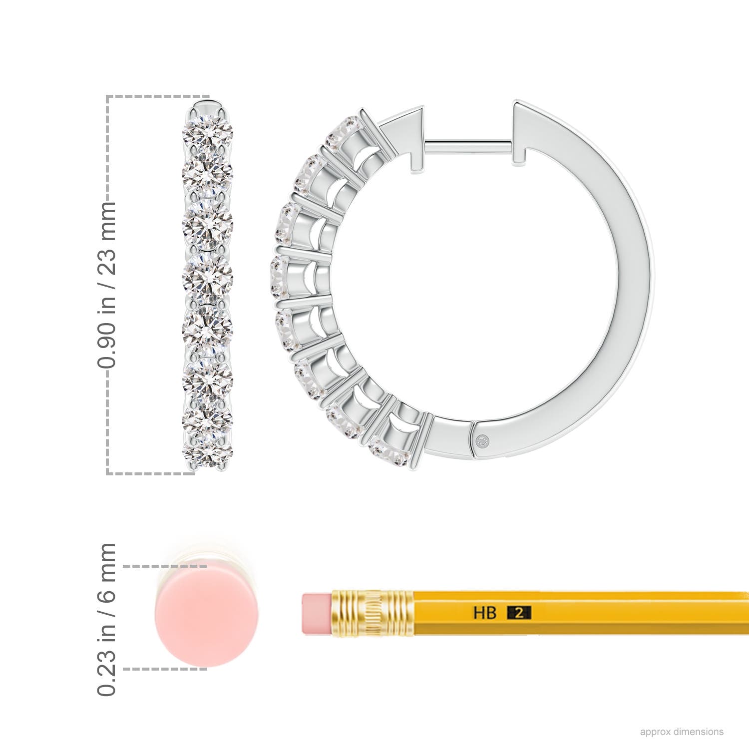 I-J, I1-I2 / 2 CT / 14 KT White Gold