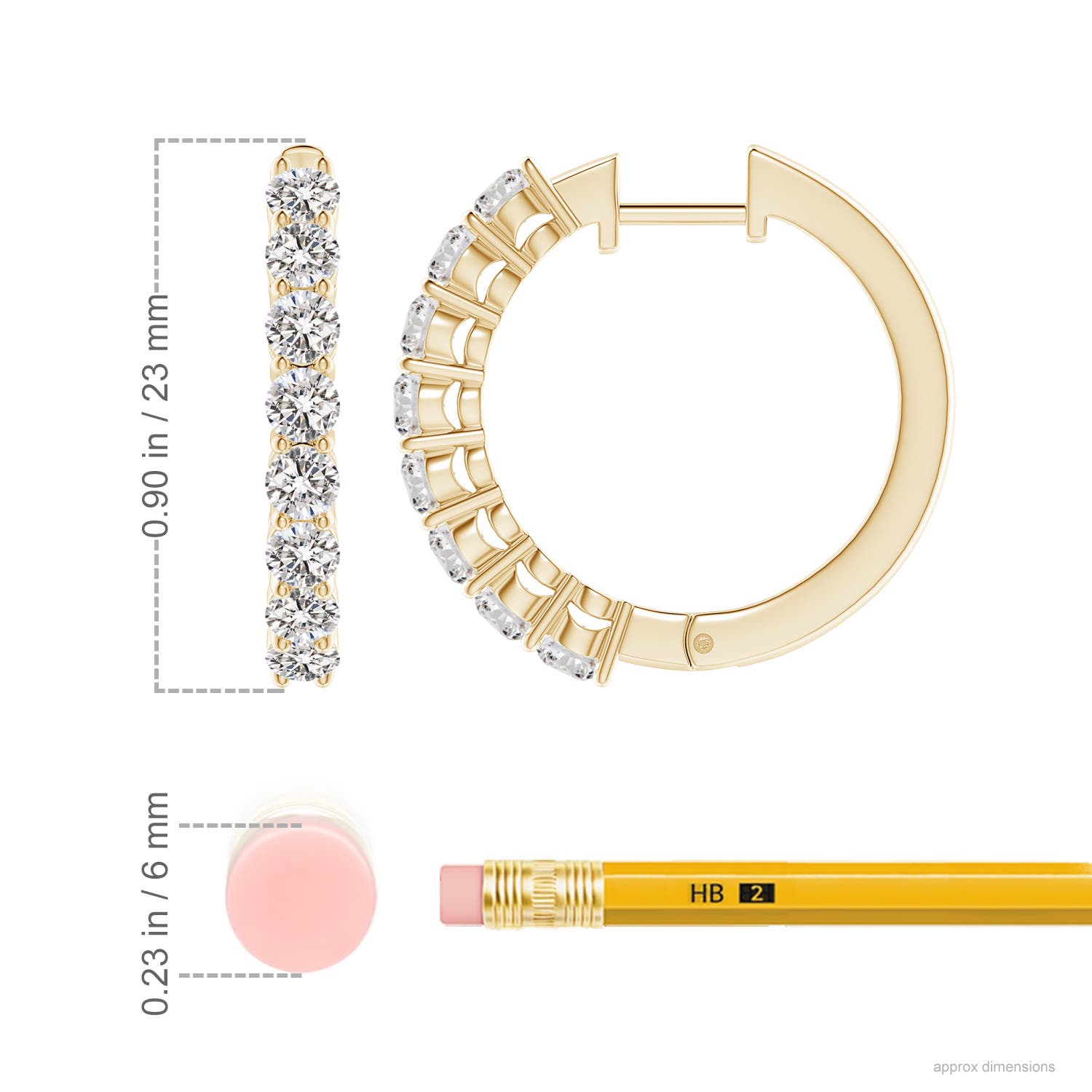 I-J, I1-I2 / 2 CT / 14 KT Yellow Gold