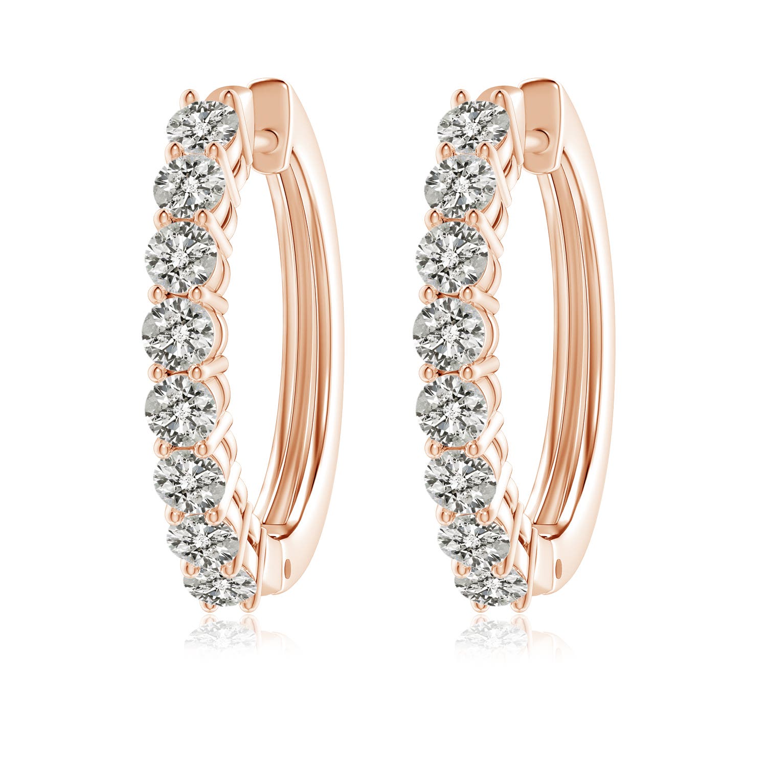 K, I3 / 2 CT / 14 KT Rose Gold