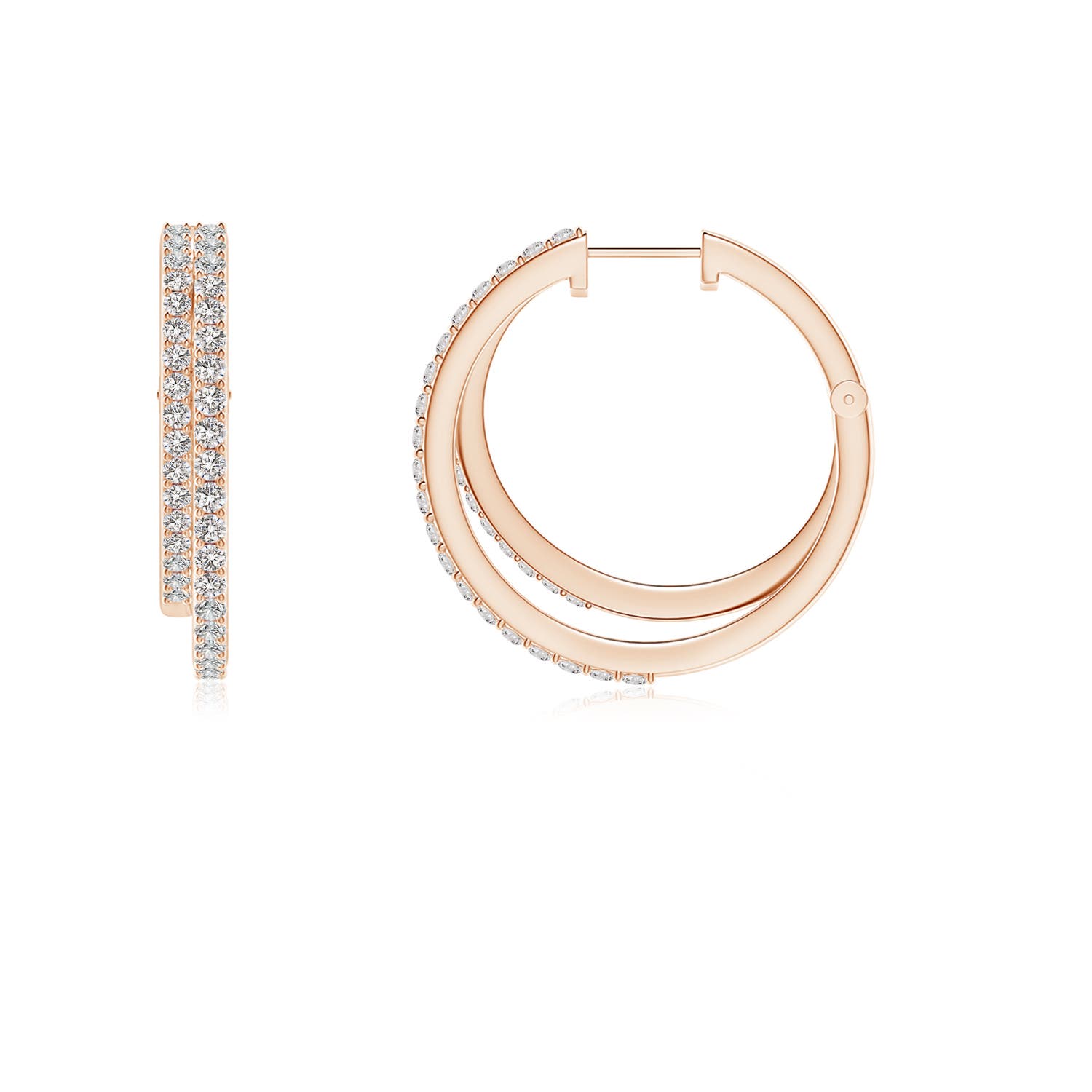 I-J, I1-I2 / 0.52 CT / 14 KT Rose Gold