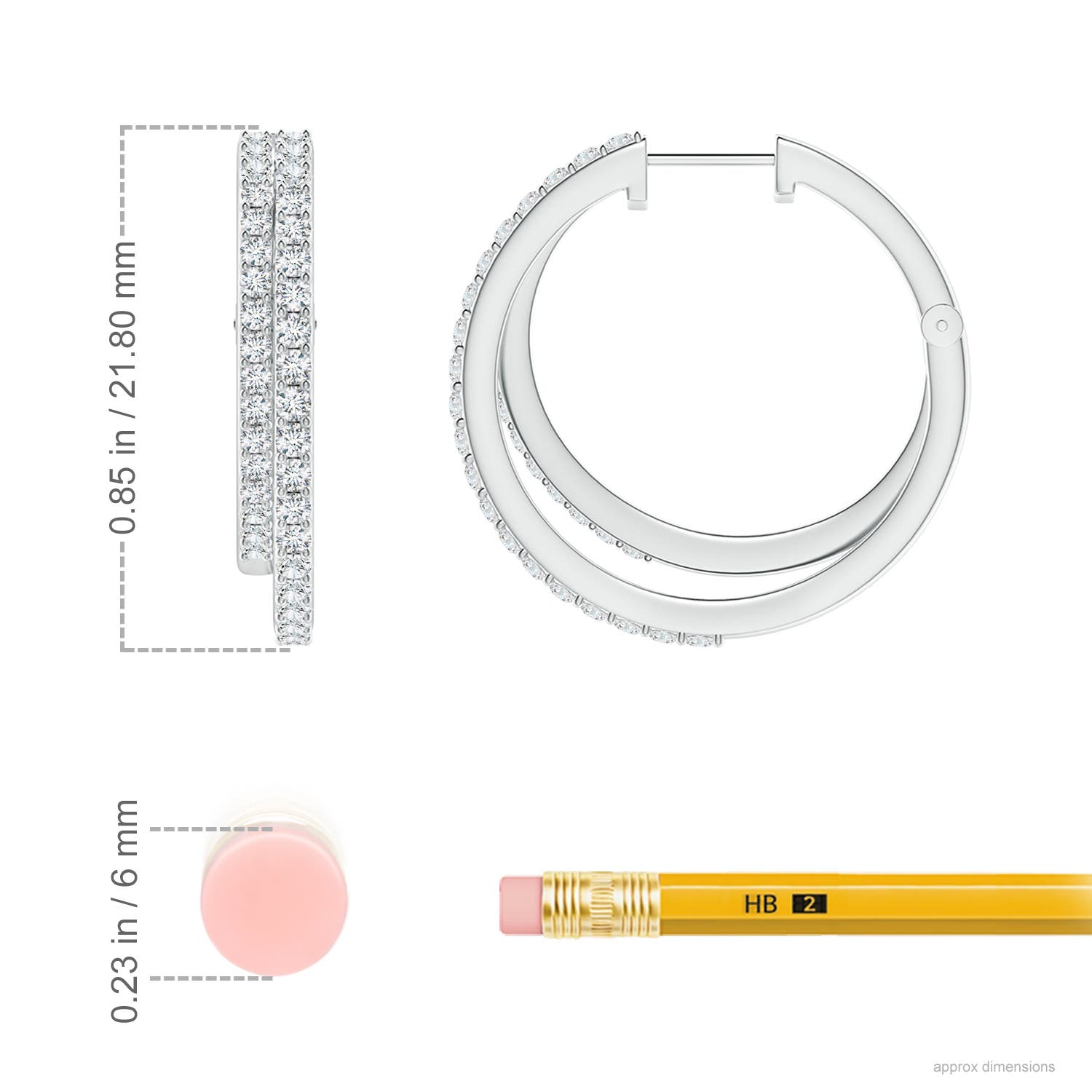 G, VS2 / 0.75 CT / 14 KT White Gold