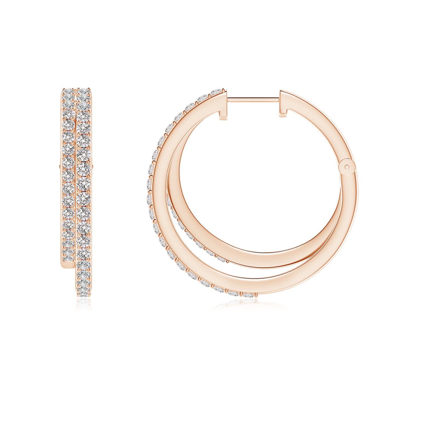 I-J, I1-I2 / 0.75 CT / 14 KT Rose Gold