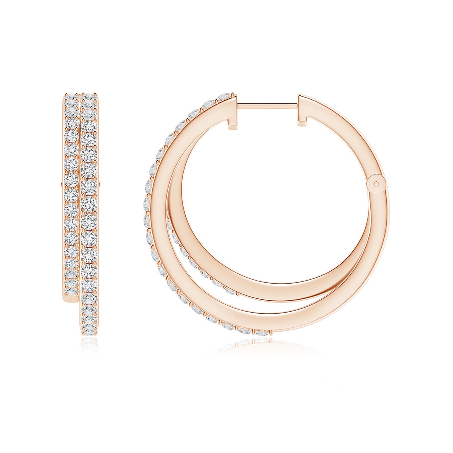 H, SI2 / 1.01 CT / 14 KT Rose Gold