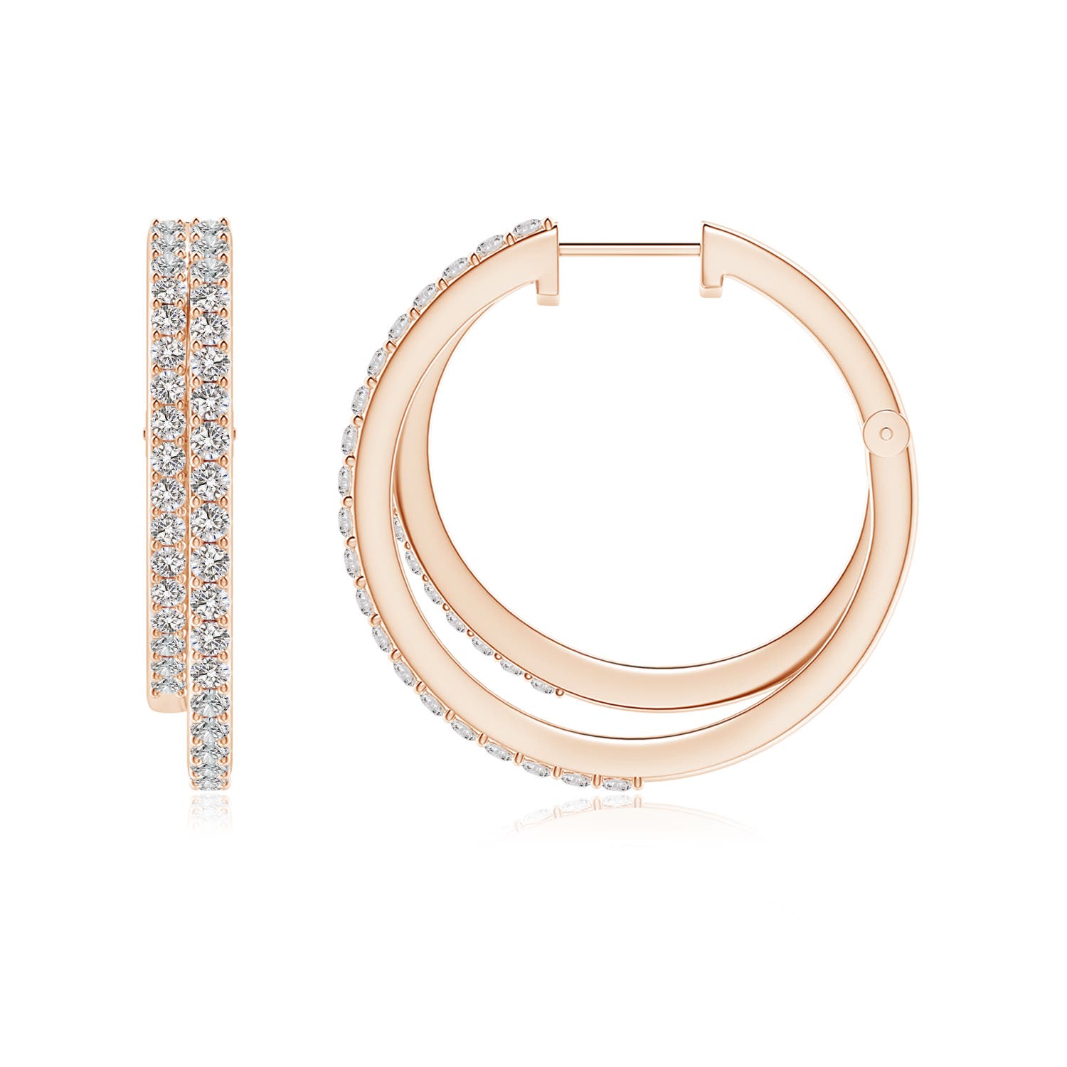 I-J, I1-I2 / 1.01 CT / 14 KT Rose Gold