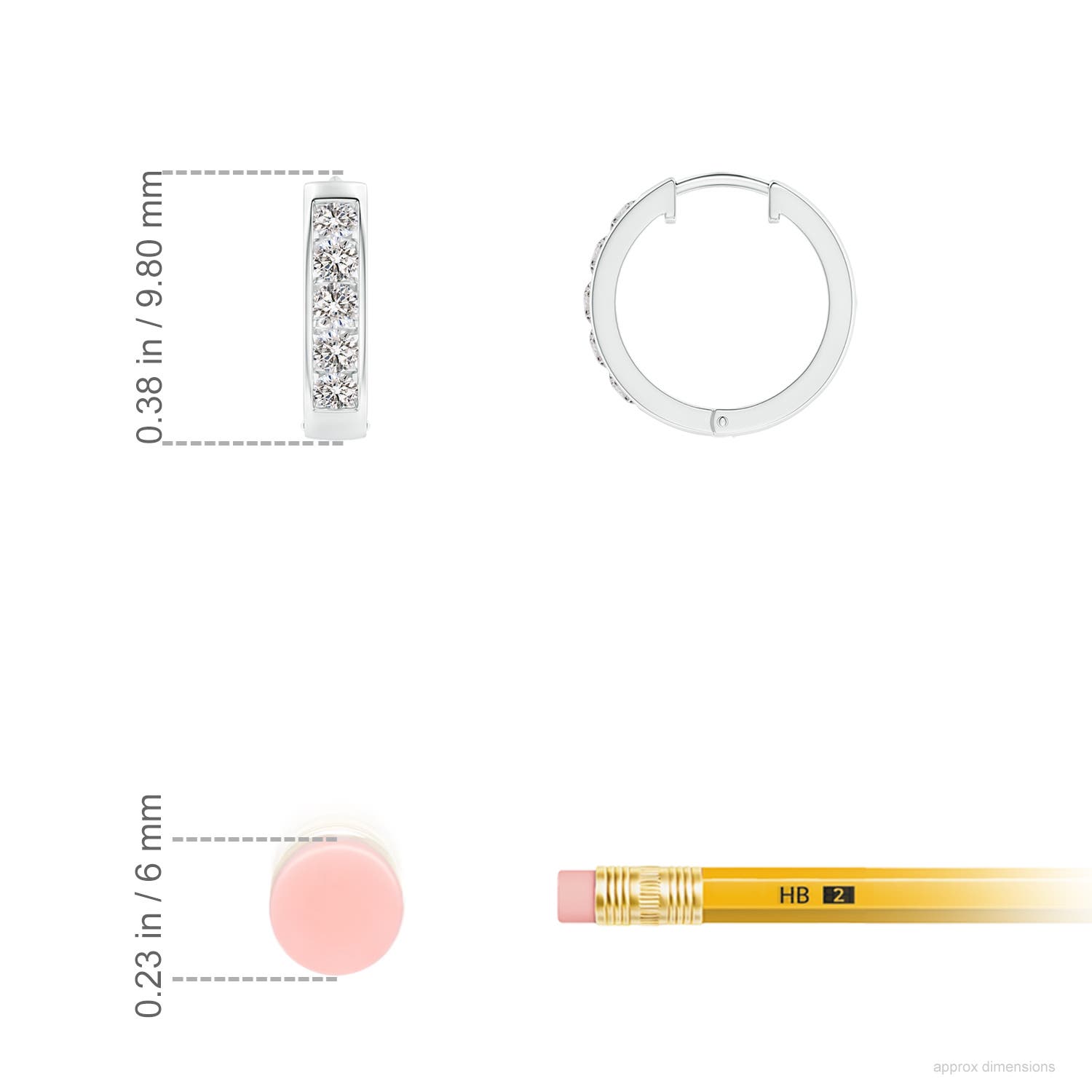 I-J, I1-I2 / 0.25 CT / 14 KT White Gold