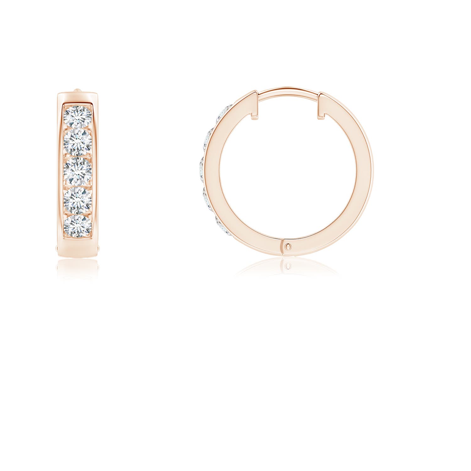 G, VS2 / 0.52 CT / 14 KT Rose Gold