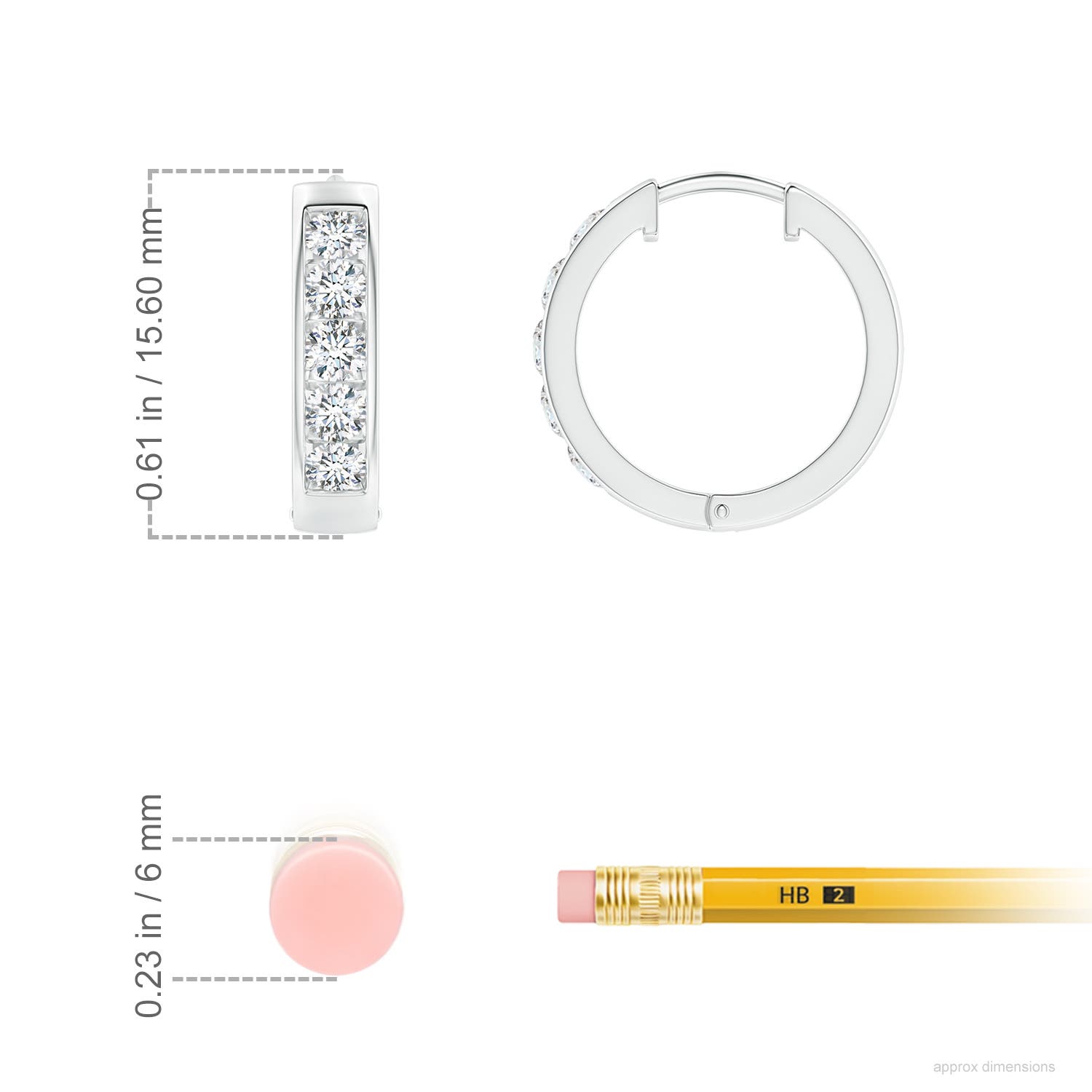 G, VS2 / 0.74 CT / 14 KT White Gold