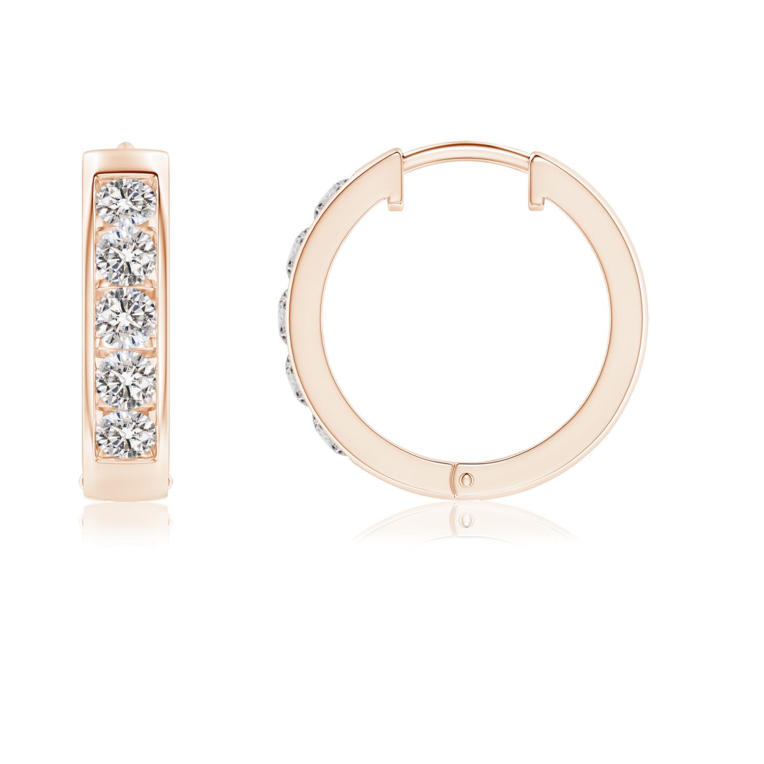 I-J, I1-I2 / 1 CT / 14 KT Rose Gold