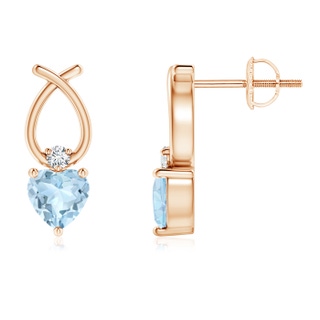 Heart AA Aquamarine