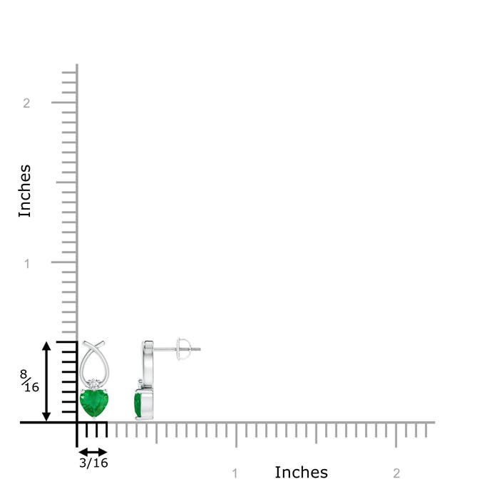 AA - Emerald / 0.83 CT / 14 KT White Gold