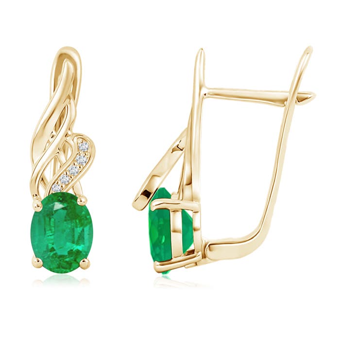 AA - Emerald / 2.3 CT / 14 KT Yellow Gold