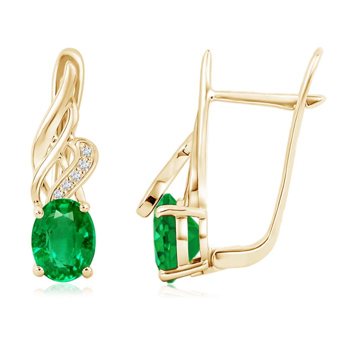 AAA - Emerald / 2.3 CT / 14 KT Yellow Gold