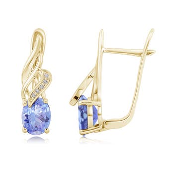 A - Tanzanite / 2.6 CT / 14 KT Yellow Gold