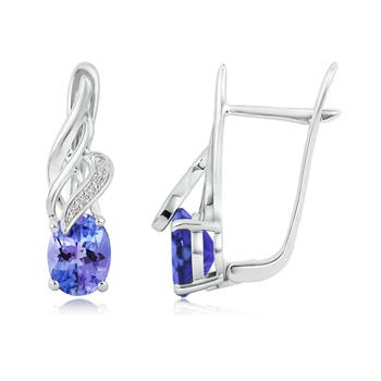 AA - Tanzanite / 2.6 CT / 14 KT White Gold