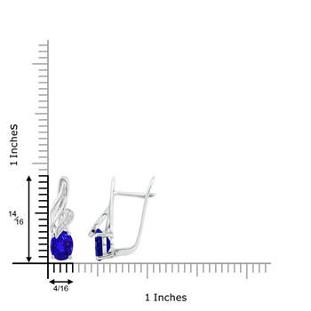 AAAA - Tanzanite / 2.6 CT / 14 KT White Gold