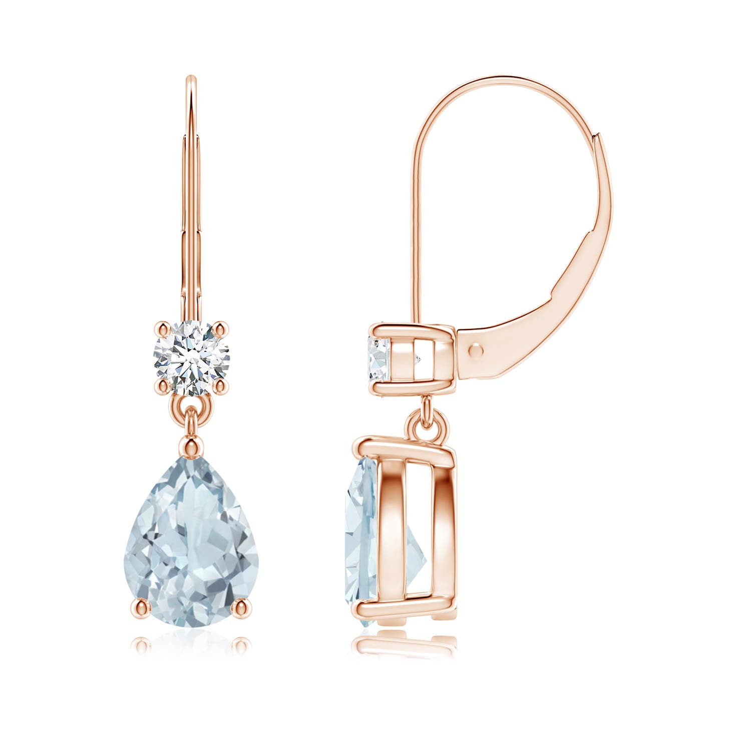 A - Aquamarine / 2.16 CT / 14 KT Rose Gold