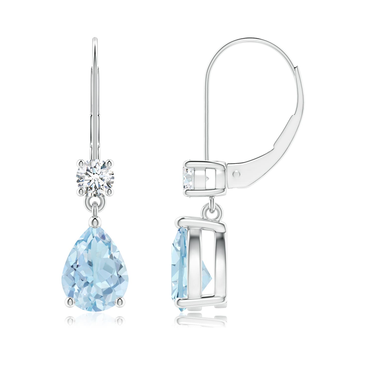 AA - Aquamarine / 2.16 CT / 14 KT White Gold