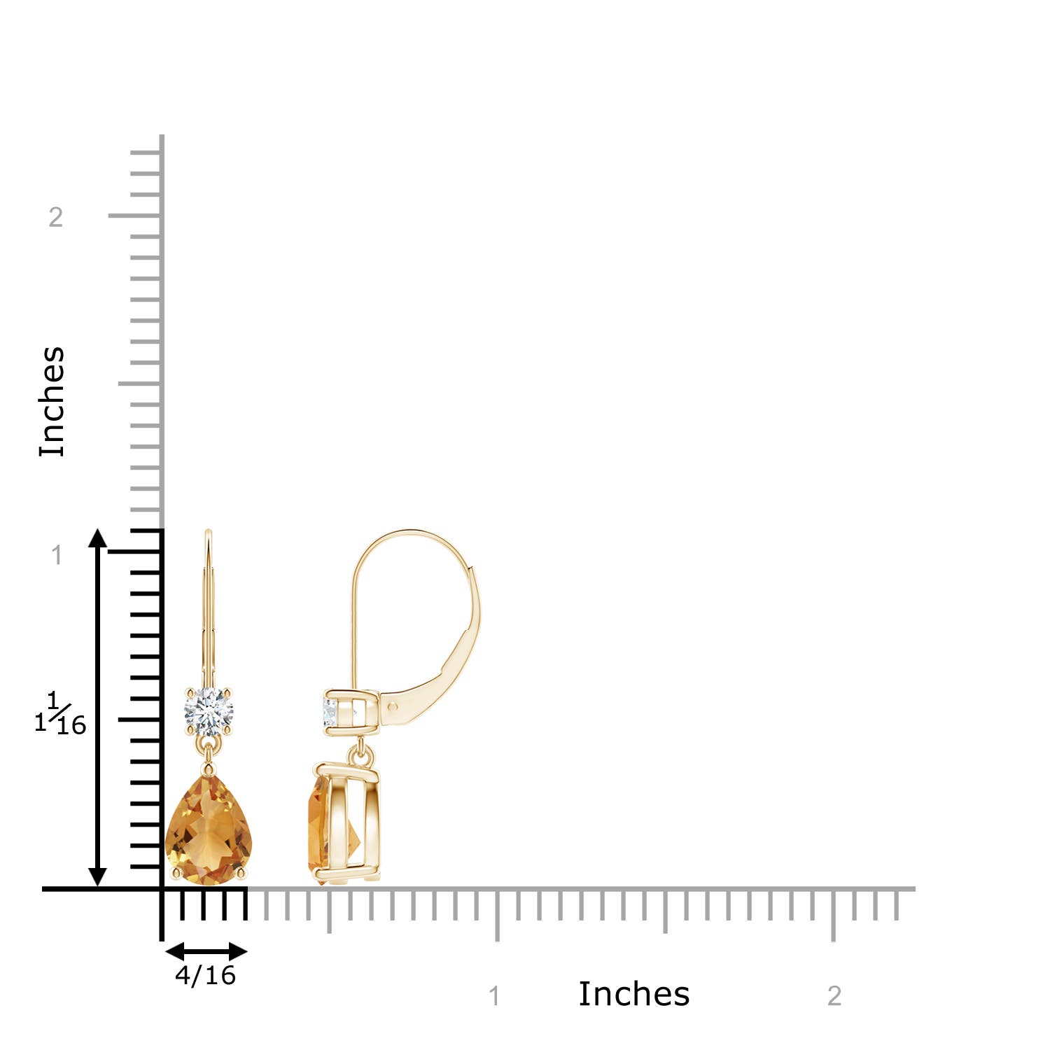 A - Citrine / 2.46 CT / 14 KT Yellow Gold