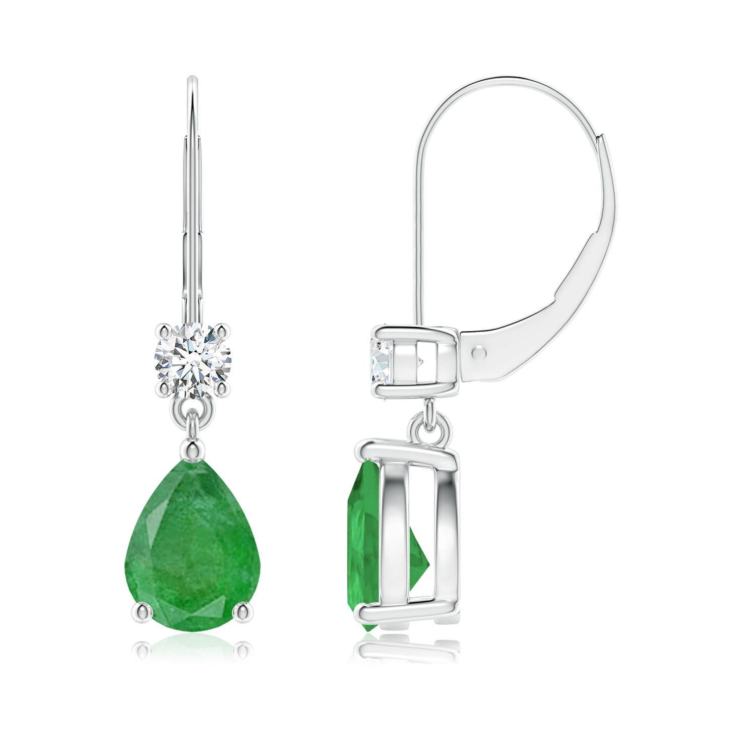 A - Emerald / 2.36 CT / 14 KT White Gold